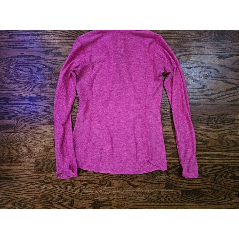 The North Face Women’s 1/4 Zip Pullover Pink Long Sleeve Athletic Top Size Small